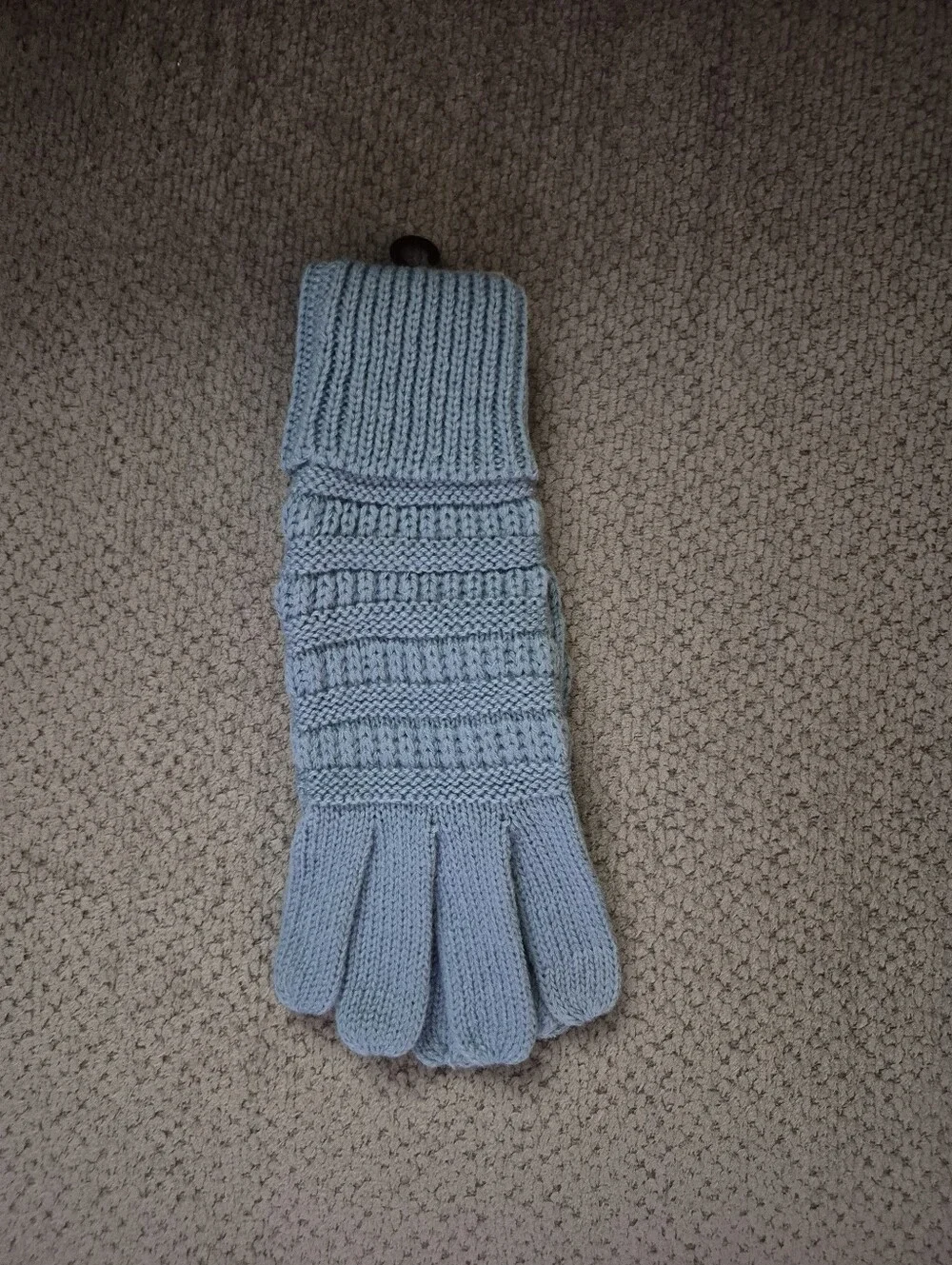 C.C Touchscreen Knit Gloves Color Is Denim